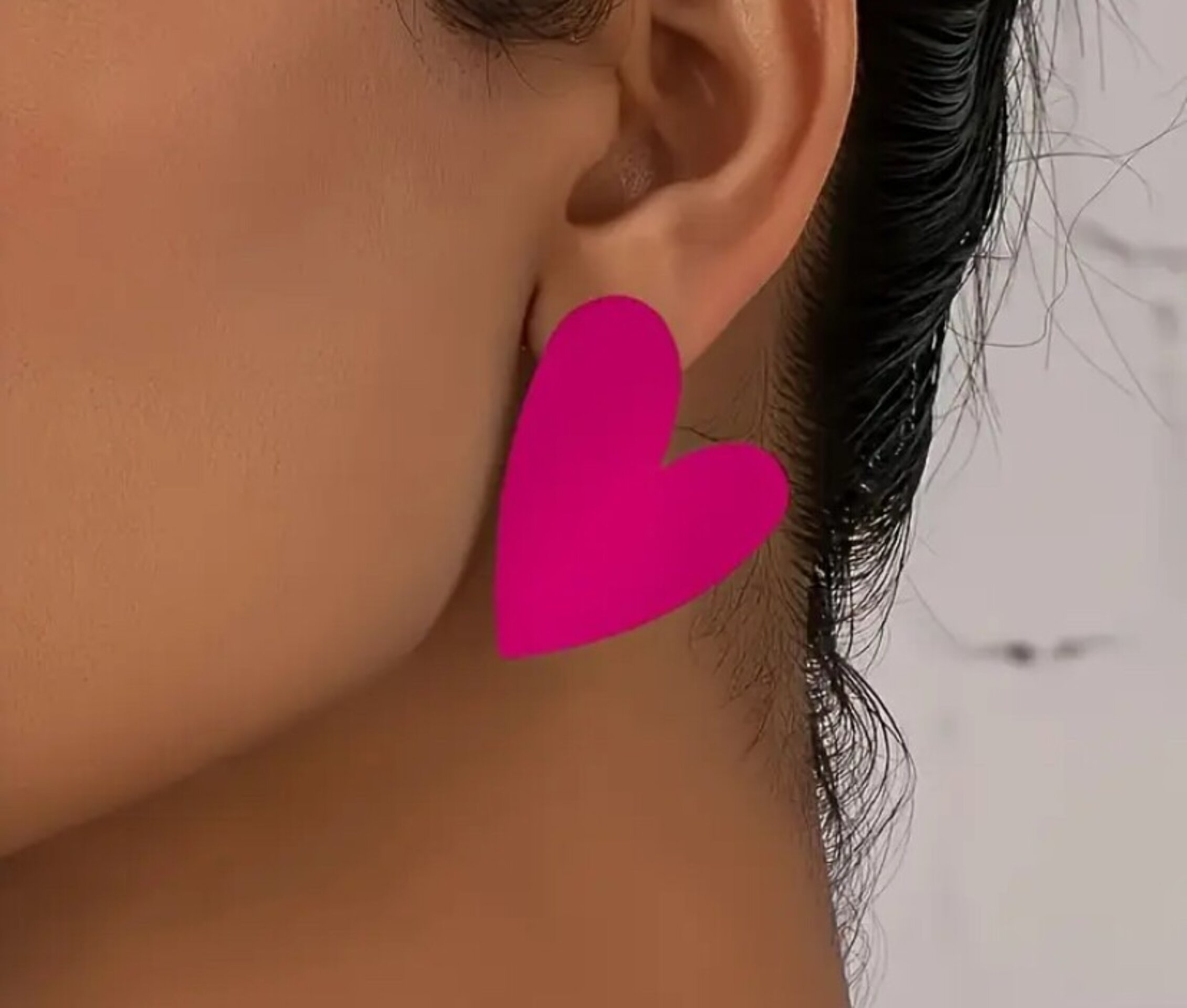 Pendientes Metal, Fucsia o Dorados - 2